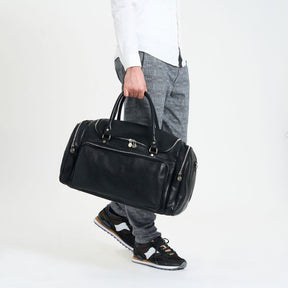 Leather duffle bag Praga