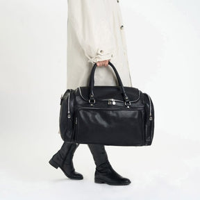 Leather duffle bag Praga