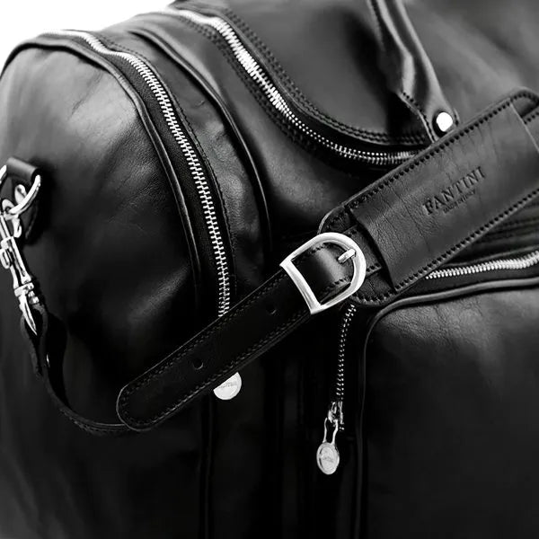 Leather duffle bag Praga