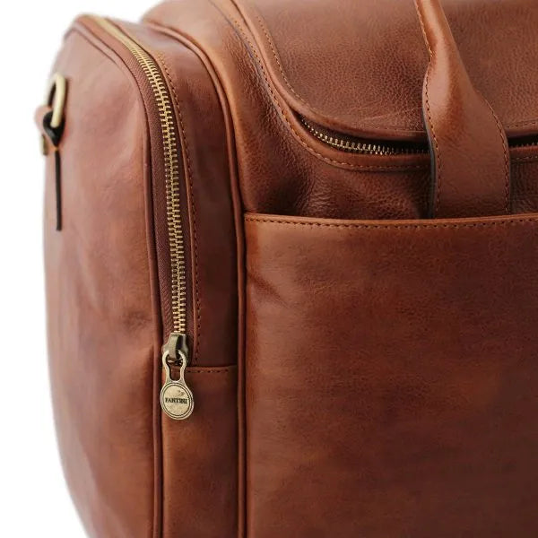 Leather duffle bag England