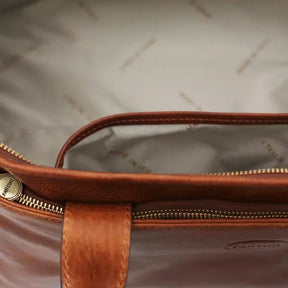 Leather duffle bag England