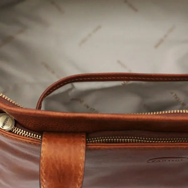 Leather duffle bag England