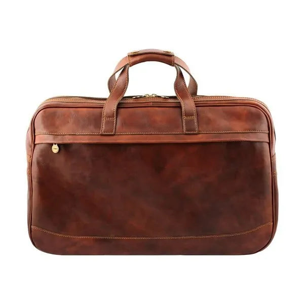 Leather carry on large Oxford