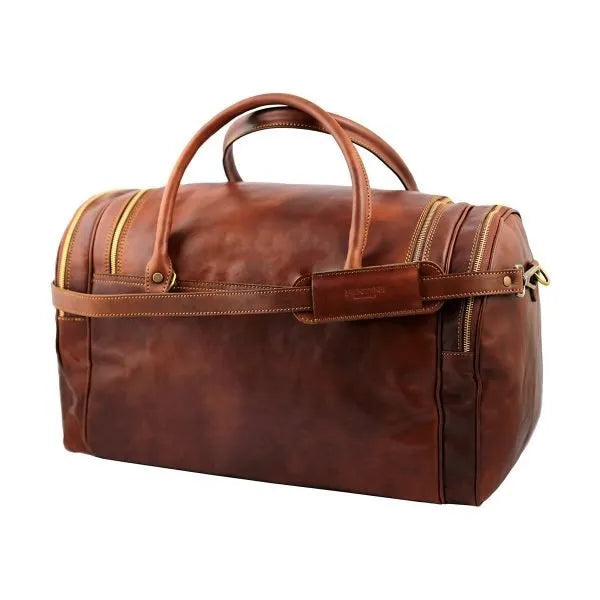 Leather duffle bag Praga