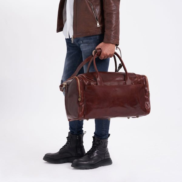 Leather duffle bag England