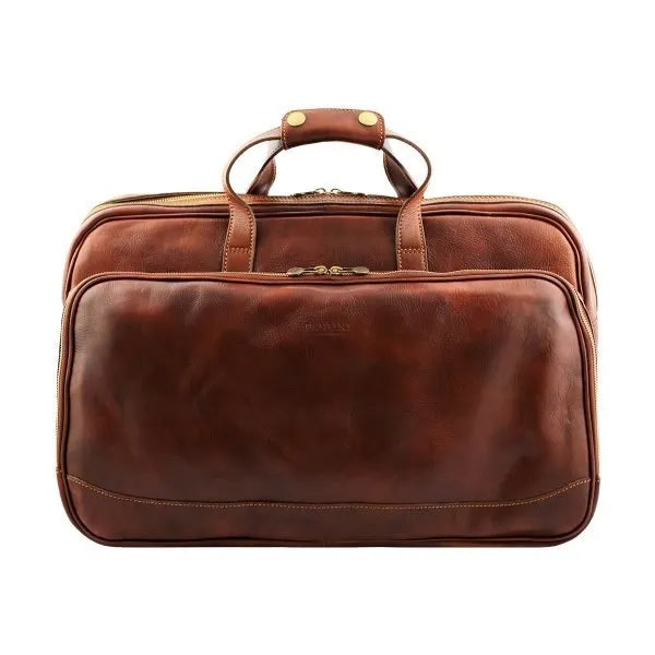 Leather carry on large Oxford