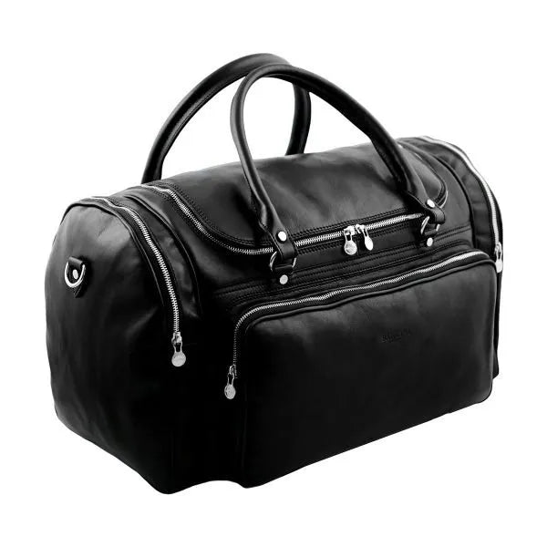 Leather duffle bag Praga