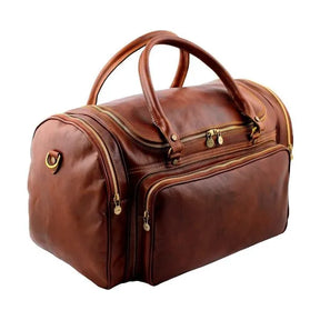 Leather duffle bag Praga