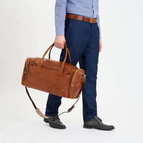 Leather duffle bag England