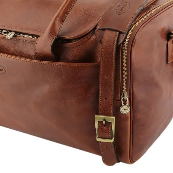 Leather duffle bag England