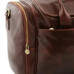 Leather duffle bag England