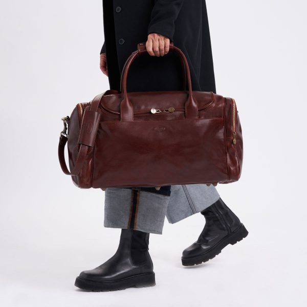 Leather duffle bag England